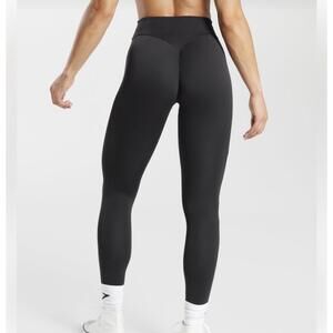 GymShark Power Original Leggings Womens S Black Scrunch Butt Lift B4A6Q-BBBB